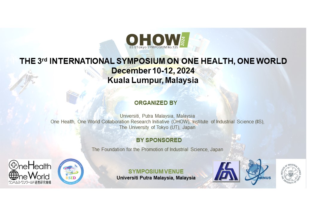 OHOW2024, 10-12 Dec. at Universiti Putra Malaysia, Malaysia